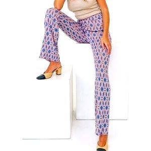 ZARA High Rise Jacquard Knit Pants